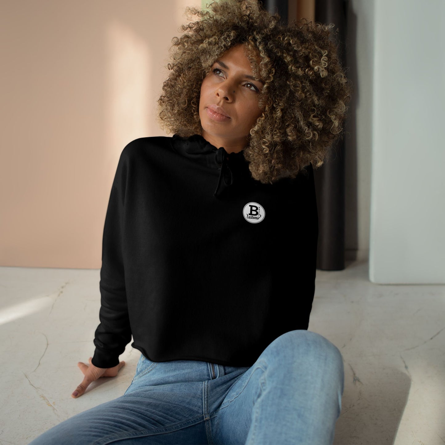 BTerry Ladies Cropped Hoodie