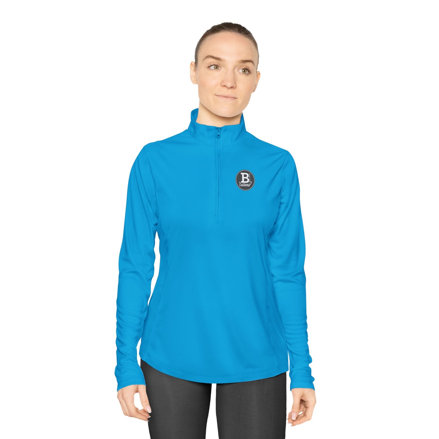 Ladies BTerry Quarter Zip - OG Logo