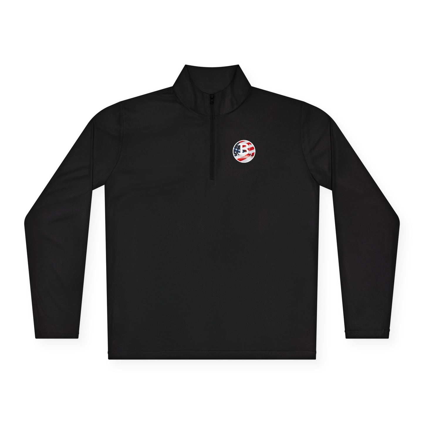 BTerry Quarter Zip - USA Logo