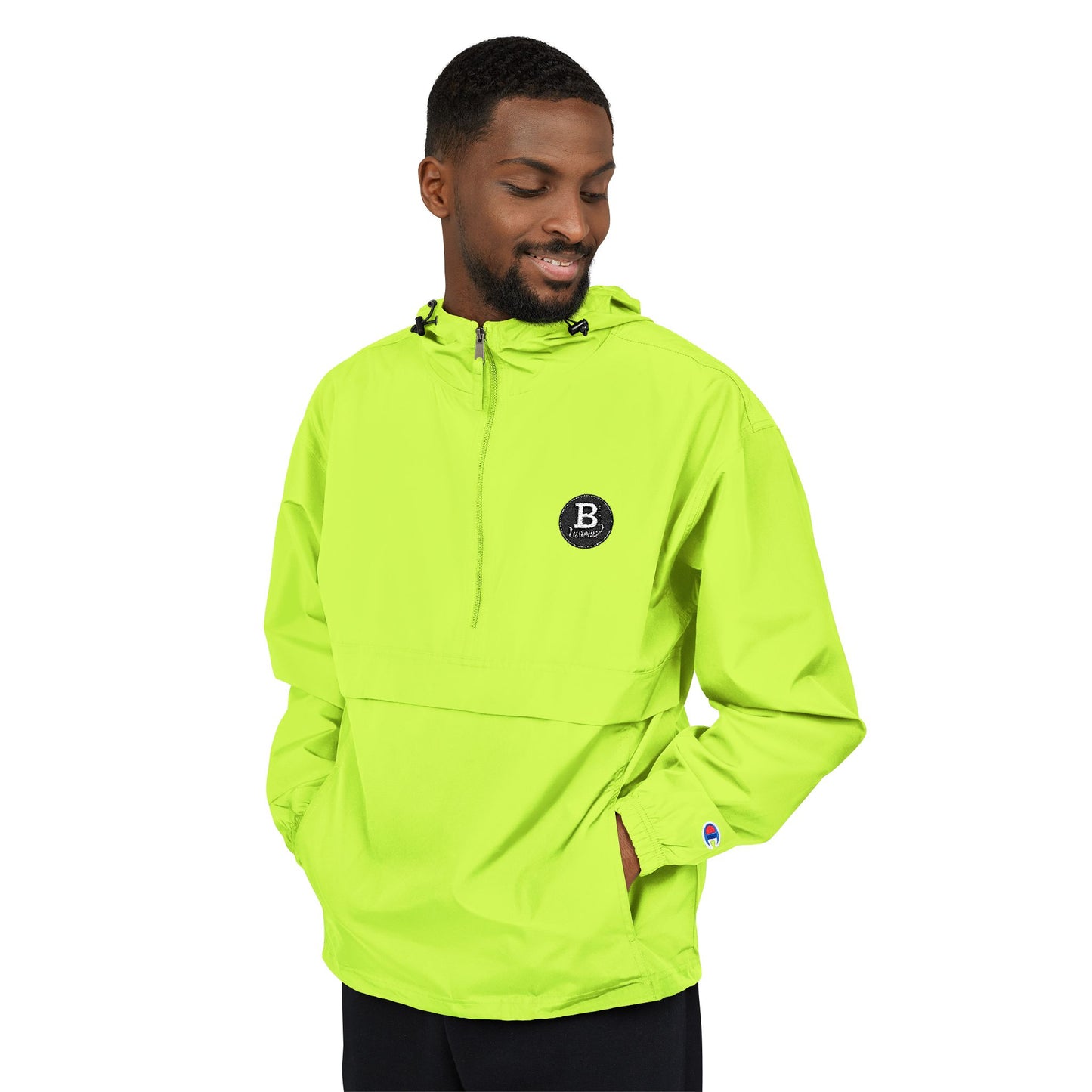 BTerry Champion Packable Anorak Jacket - Embroidered OG Logo
