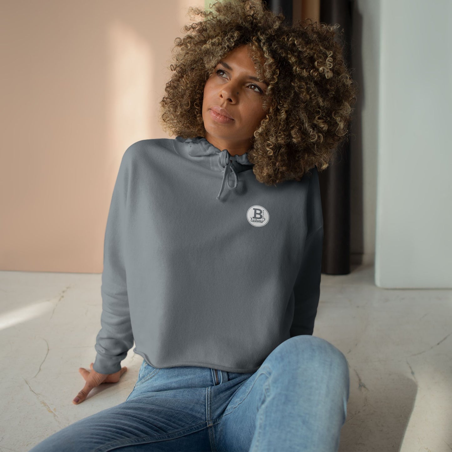 BTerry Ladies Cropped Hoodie