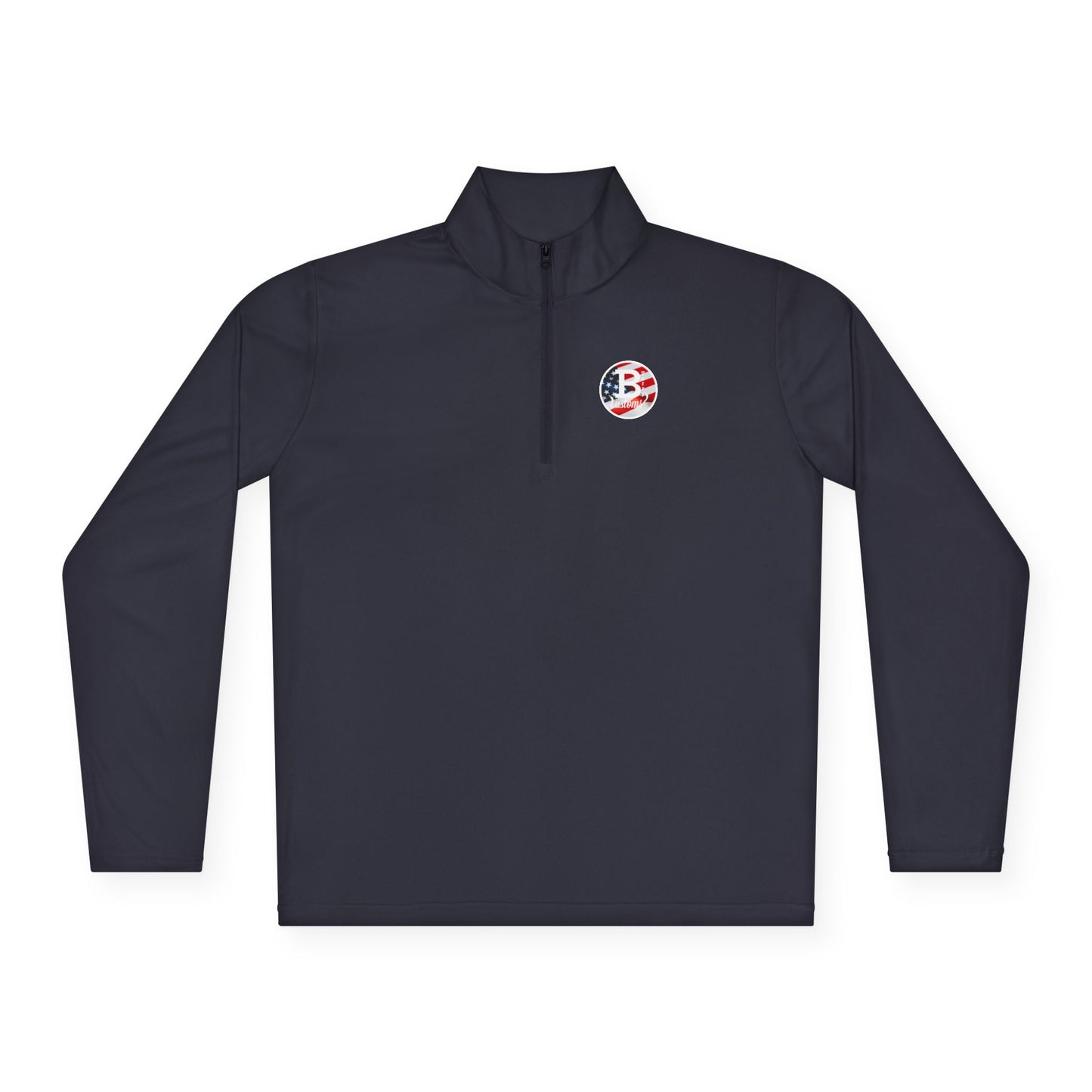 BTerry Quarter Zip - USA Logo