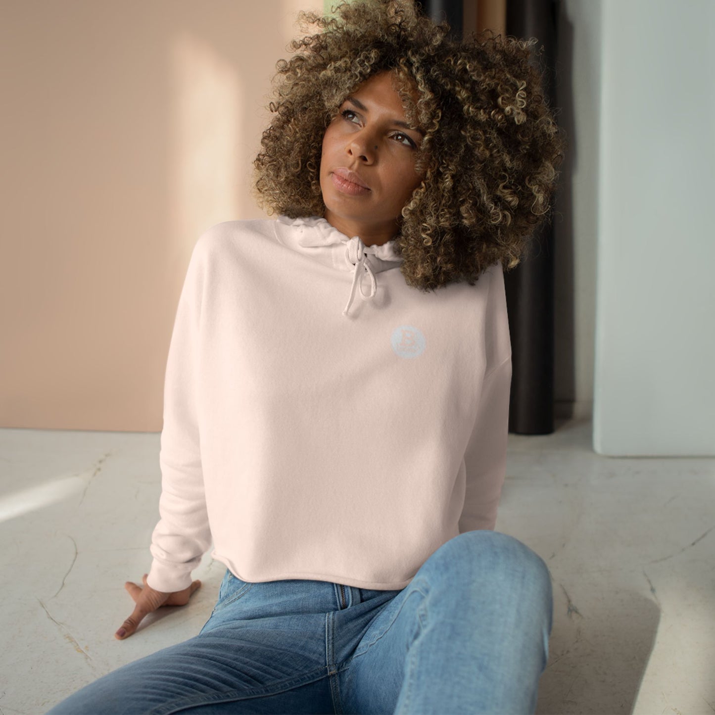 BTerry Ladies Cropped Hoodie