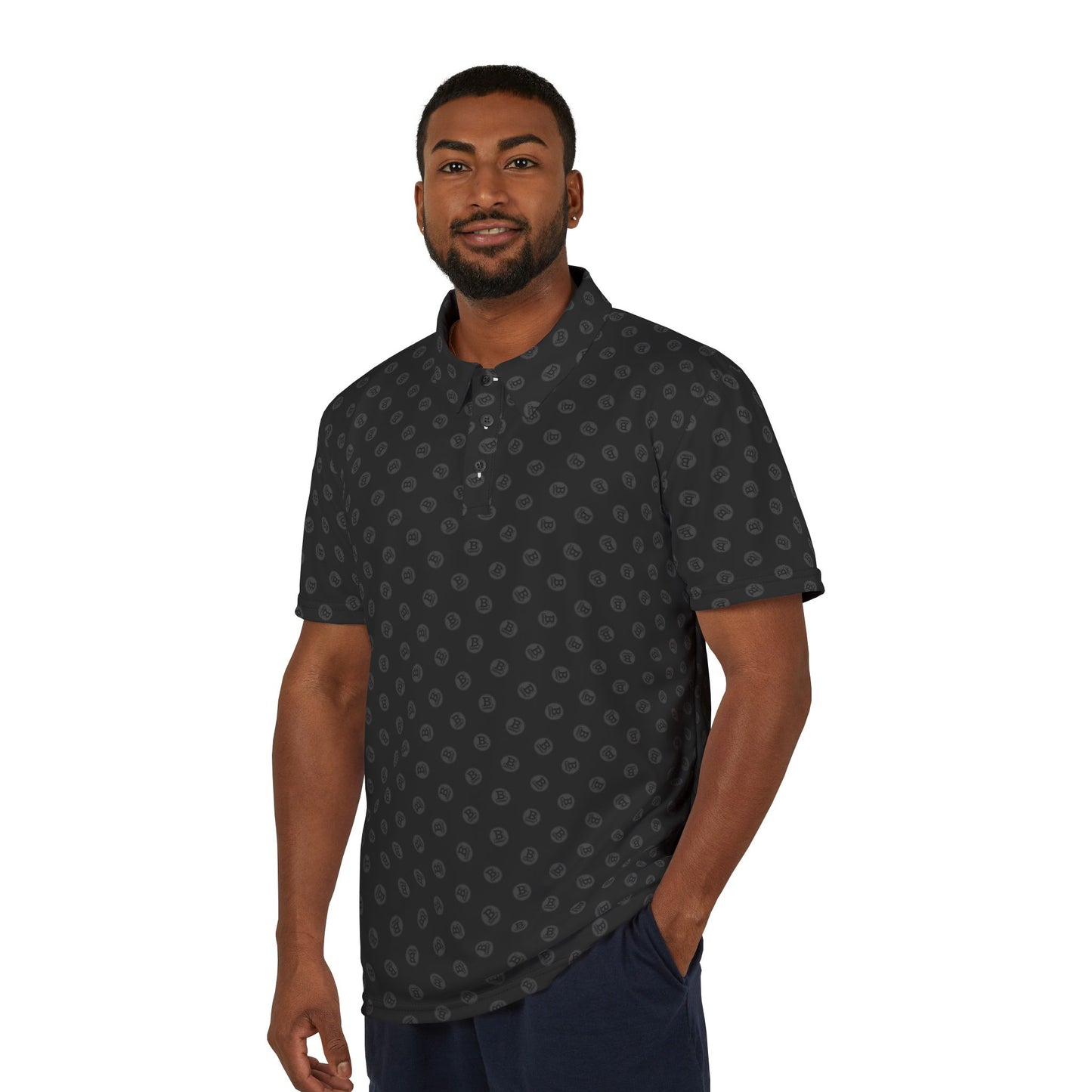 BTerry Sport Golf Polo - Scatter Logo