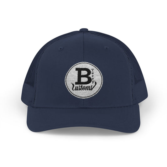 BTerry Snapback Trucker Cap - White Logo