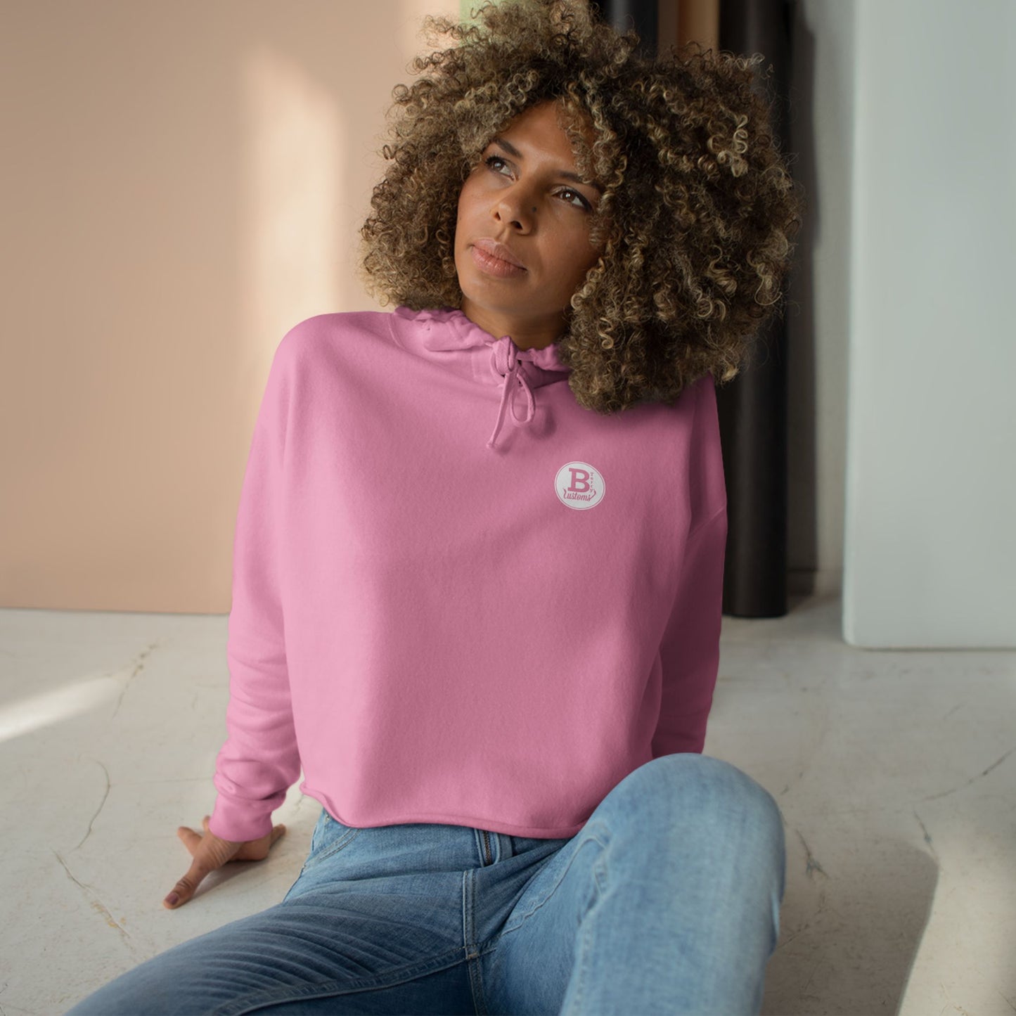 BTerry Ladies Cropped Hoodie