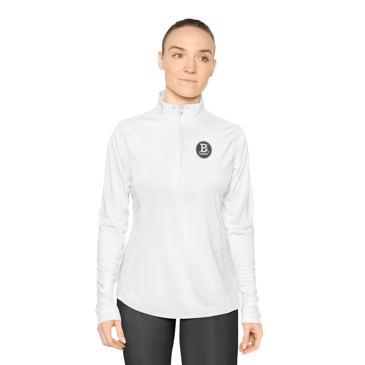 Ladies BTerry Quarter Zip - OG Logo