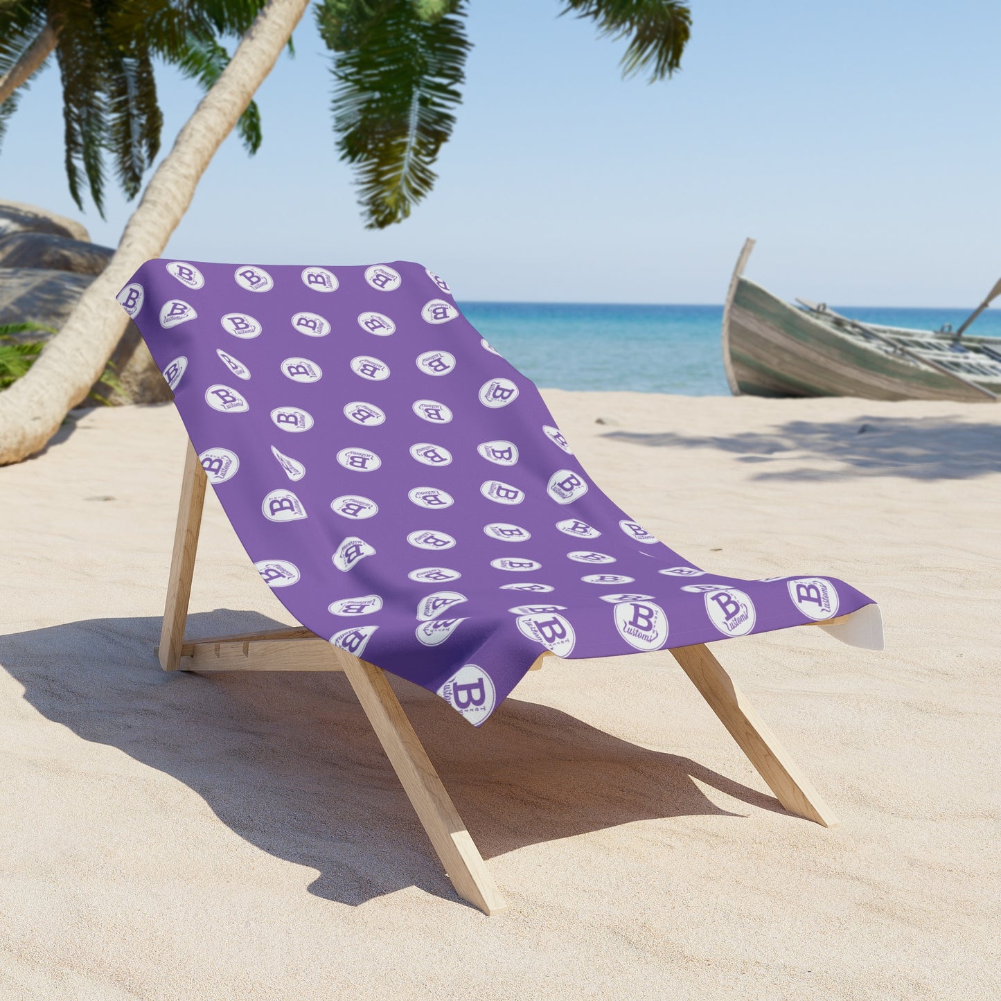 BTerry Beach Towel - Scatter Logo