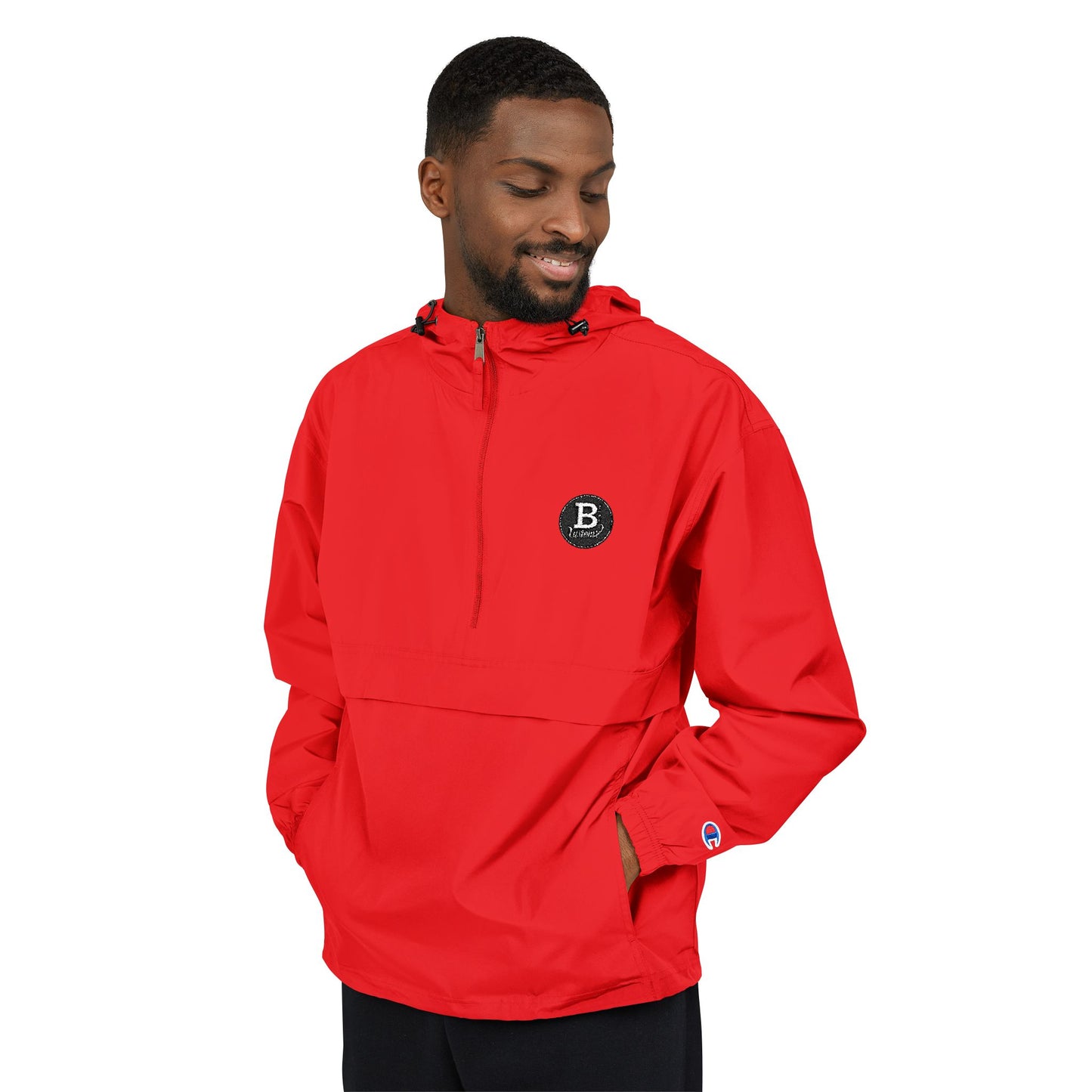 BTerry Champion Packable Anorak Jacket - Embroidered OG Logo