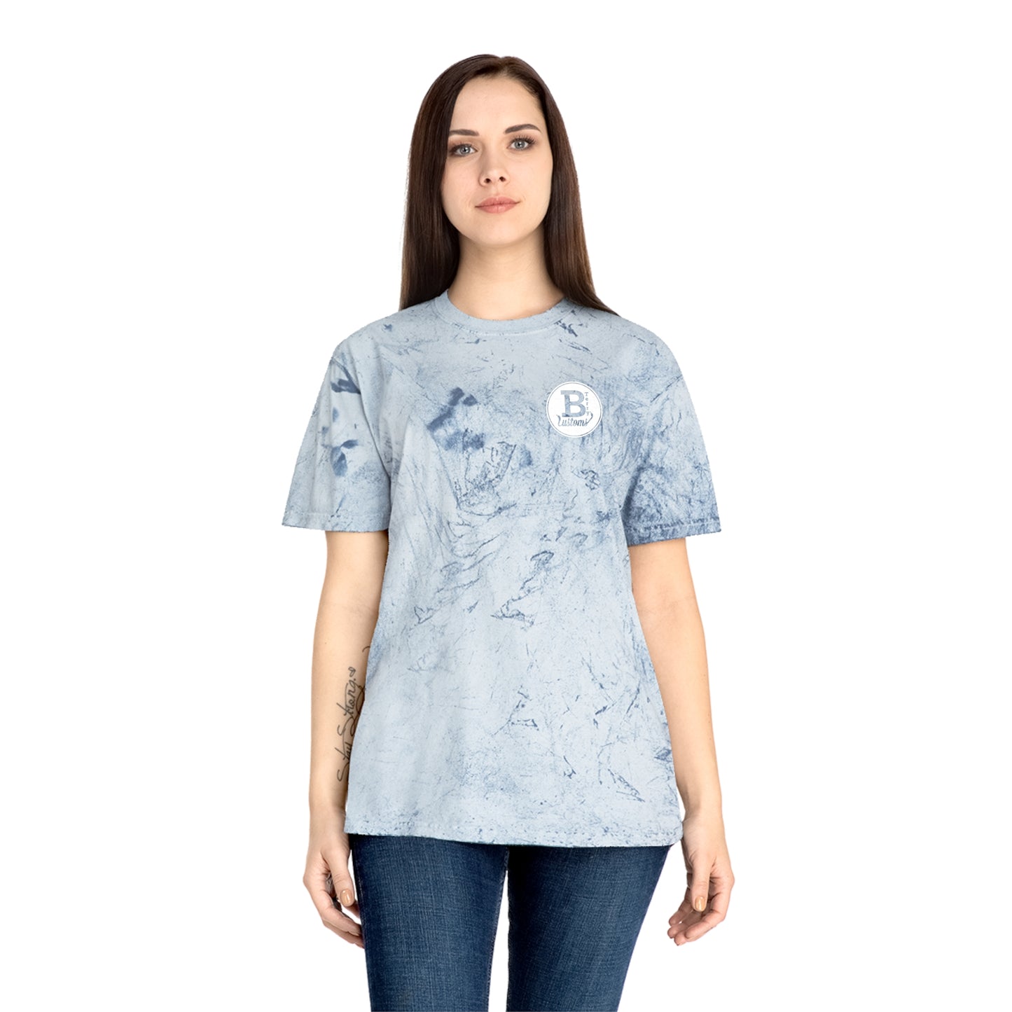 BTerry Comfort Colors T-Shirt - White Logo / Color Blast
