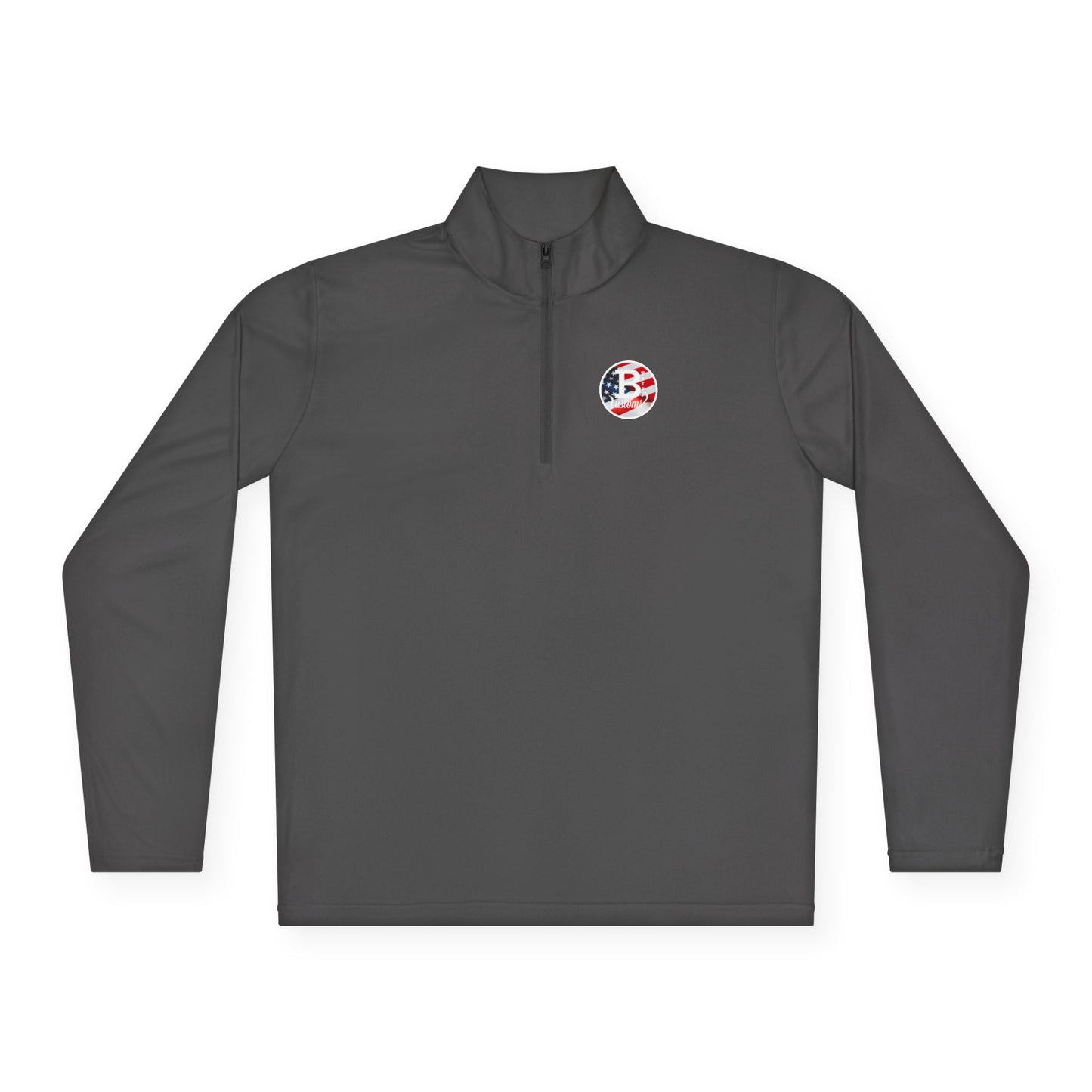 BTerry Quarter Zip - USA Logo