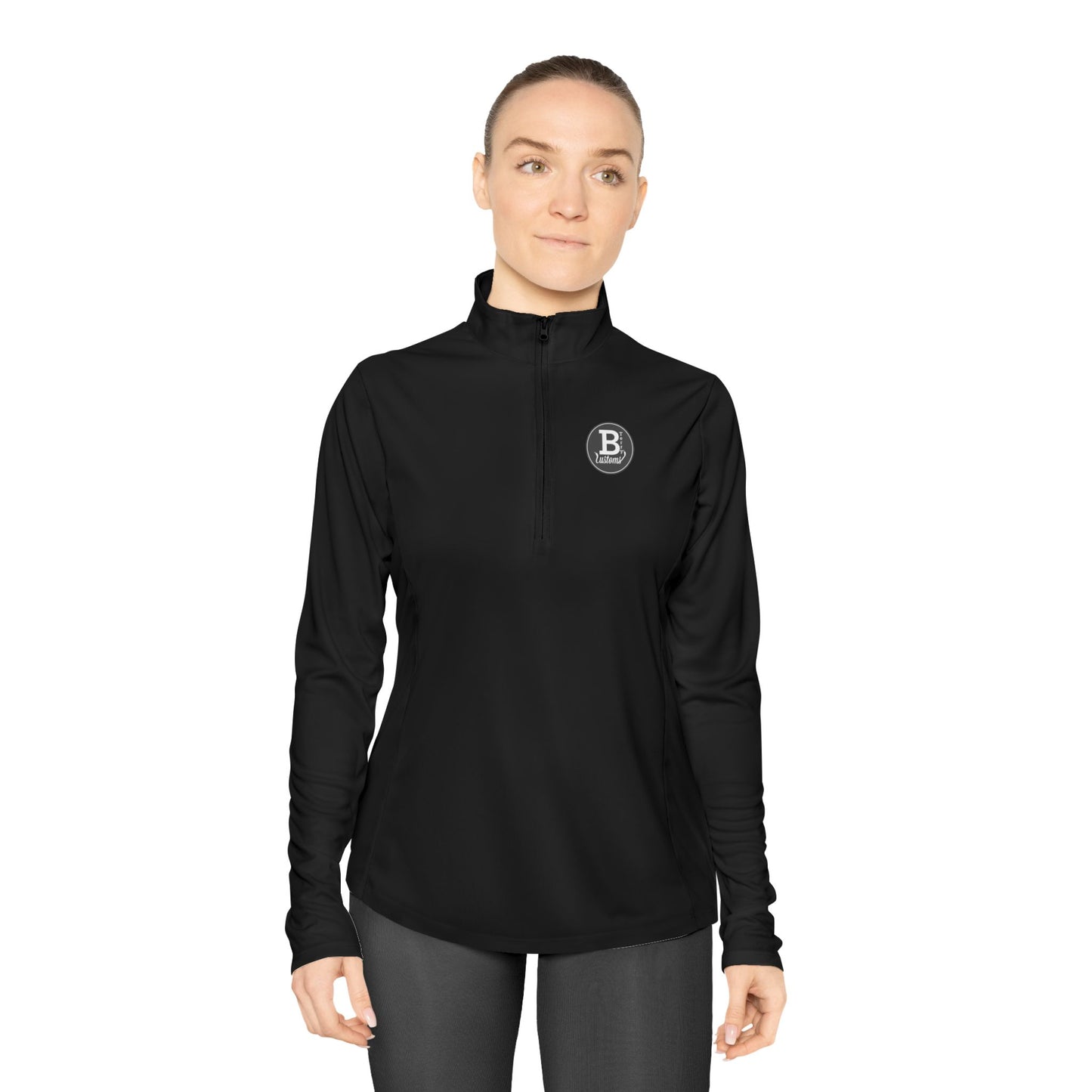 Ladies BTerry Quarter Zip - OG Logo