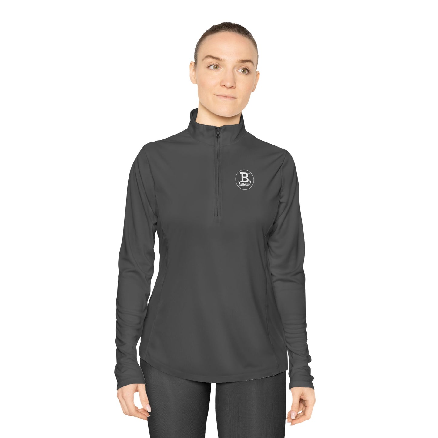 Ladies BTerry Quarter Zip - OG Logo