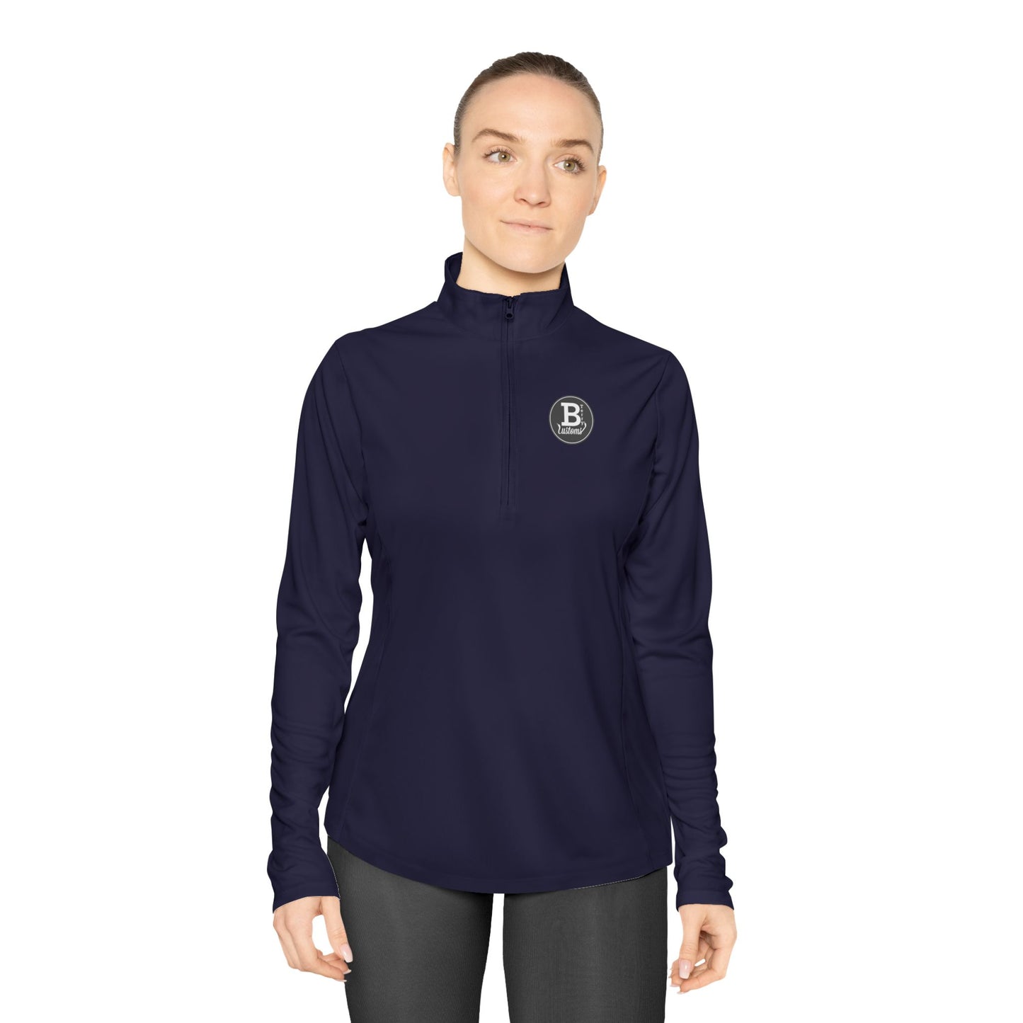 Ladies BTerry Quarter Zip - OG Logo